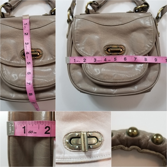 TOPSHOP Leather Turnlock Studded Crossbody Bag - Picture 4 of 16